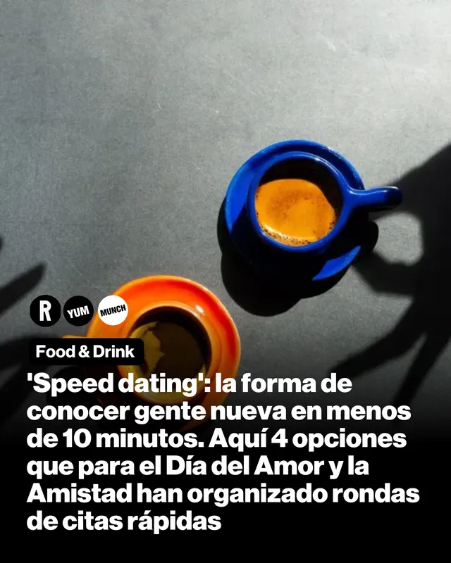 'Speed dating': la forma de conocer gente nueva en menos de 10 minutos. Aquí 4 opciones que para el Día del Amor y la Amistad han organizado rondas de citas rápidas