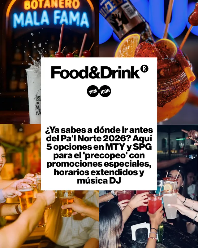 ¿Ya sabes a dónde ir antes del Pa'l Norte 2026? Aquí 5 opciones en MTY y SPG para el 'precopeo' con promociones especiales, horarios extendidos y música DJ