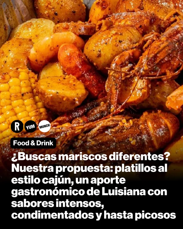 ¿Buscas mariscos diferentes? Nuestra propuesta: platillos al estilo cajún, un aporte gastronómico de Luisiana con sabores intensos, condimentados y hasta picosos