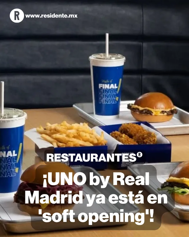 ¡La espera terminó! UNO by Real Madrid ya está en 'soft opening': comfort food, pantallas, merch oficial, memorabilia, mini cancha para torneos y palcos privados