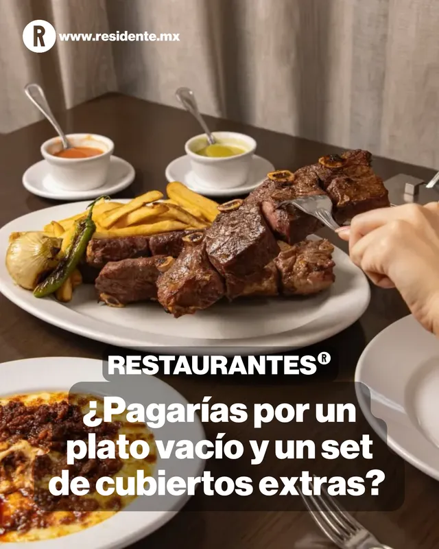 ¿Pagarías por un plato vacío y un set de cubiertos extras? En algunos restaurantes europeos cobran una tarifa adicional por pedir los platillos para compartir