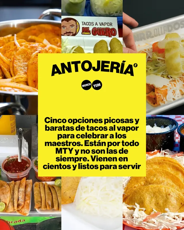 Cinco opciones de tacos al vapor baratos para el Día del maestro