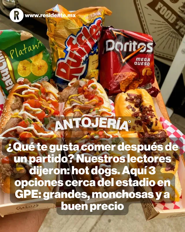 ¿Qué te gusta comer después de un partido? Nuestros lectores dijeron: hot dogs. Aquí 3 opciones cerca del estadio en GPE: grandes, monchosas y a buen precio 