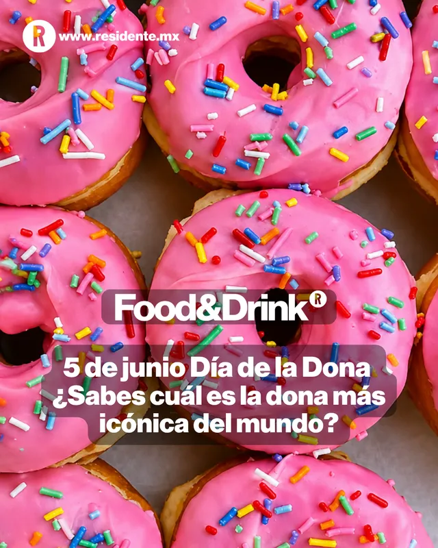 ¿Sabes cuál es la dona más icónica del mundo? No tiene nada que ver con un sabor especial o una receta creativa, fue la cultura pop quien se encargó de exportarla