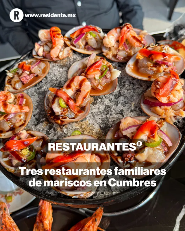 Tres restaurantes familiares de mariscos en Cumbres