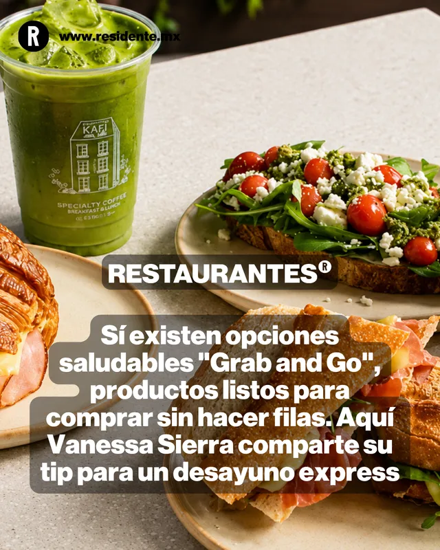 Sí existen opciones saludables "Grab and Go", productos listos para comprar sin hacer filas. Aquí Vanessa Sierra comparte su tip para un desayuno express 