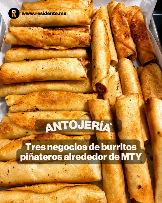Tres negocios de burritos piñateros alrededor de MTY
