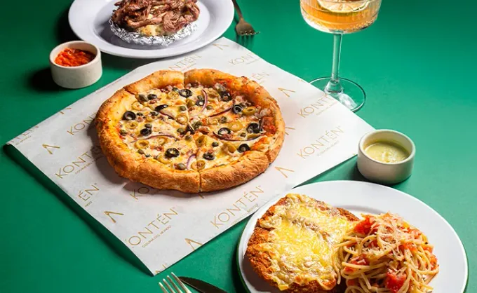La propuesta de buffet de pizza, pasta y empanadas a buen precio. ¡Nos encanta la idea!