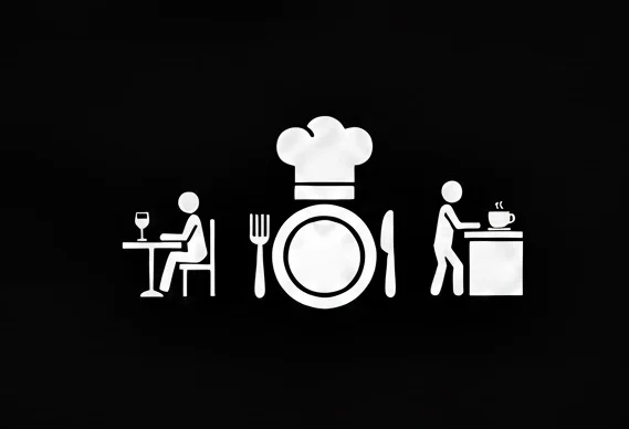 Etiqueta restaurantera