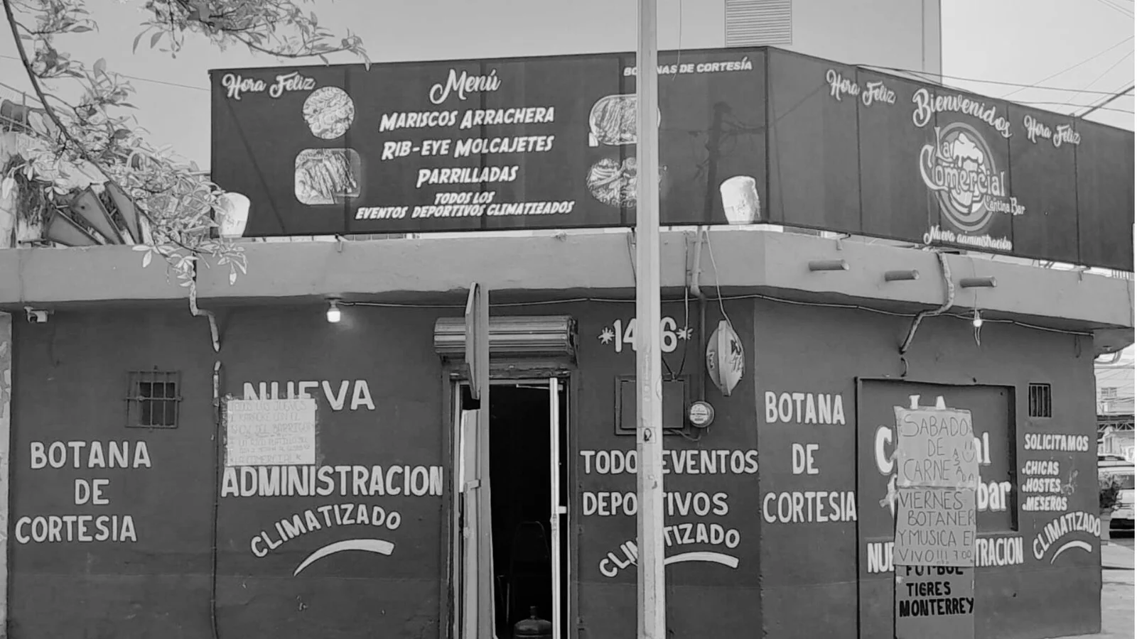 Ruta de cantinas. Comercial Cantina Bar: música en vivo, karaoke y botana de cortesía para ver los partidos de fútbol a gusto y una carne asada en Centro