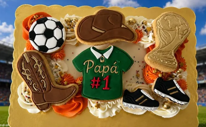 A raíz del Mundial, reposterías de MTY sacaron postres futboleros para celebrar a papá
