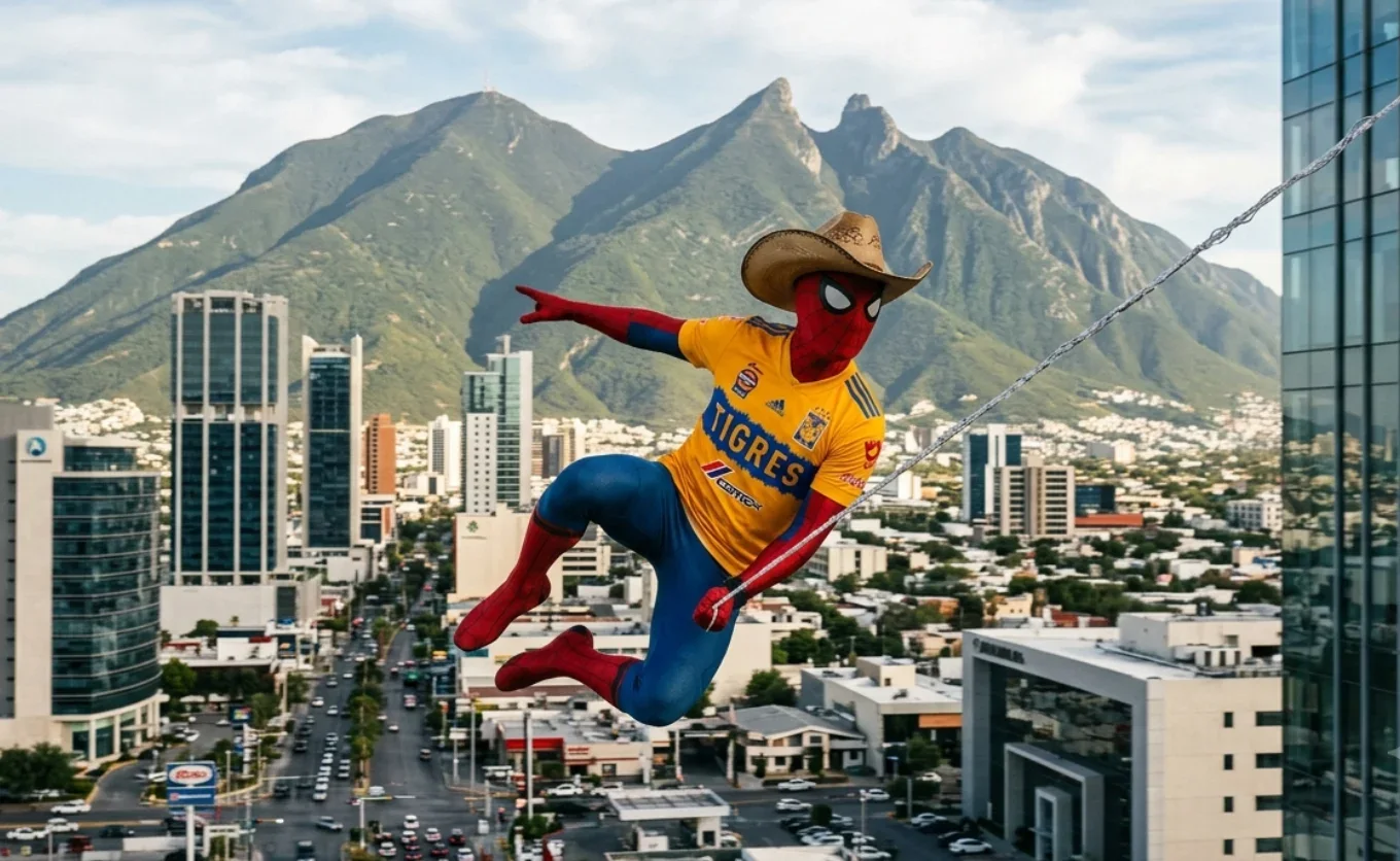 ¿Te imaginas cómo sería la vida de Spider-Man/Peter Parker si fuera regio? Iría a la UANL, comería tostadas de La Siberia y en la noche vigilaría Barrio Antiguo — Gastronomía en Monterrey, Nuevo León