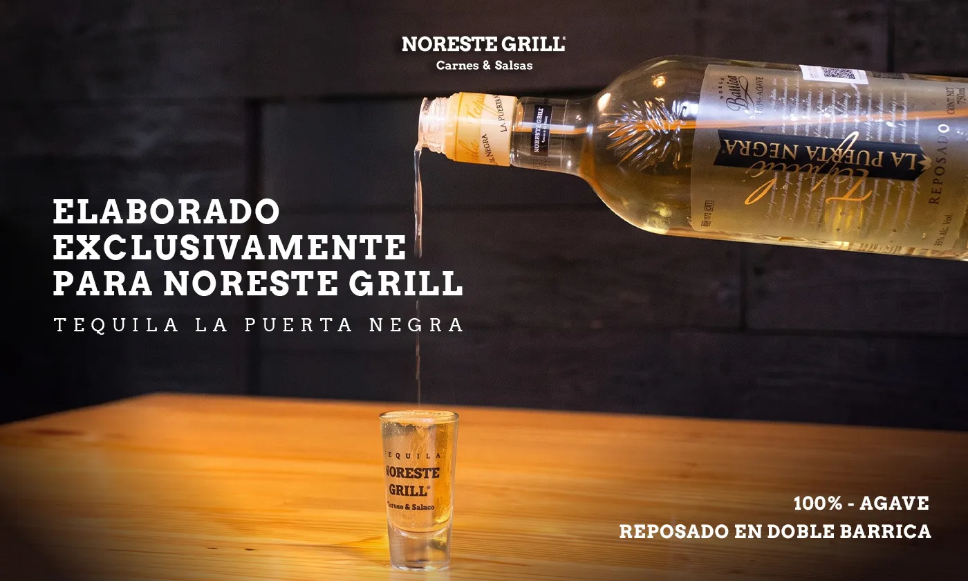 Especial. Elaborado en los Altos de Jalisco y reposado durante meses, el tequila "La Puerta Negra" de Noreste Grill es ejemplo de herencia y tradición mexicana