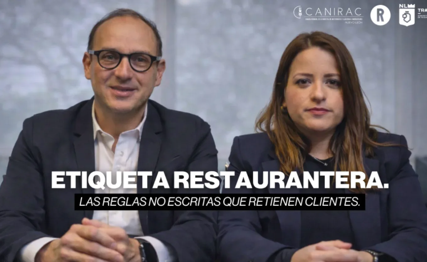 Descarga gratis el vídeo "Etiqueta Restaurantera", una capacitación completa del servicio en restaurantes, elaborado con la Secretaría del Trabajo y la CANIRAC de NL
