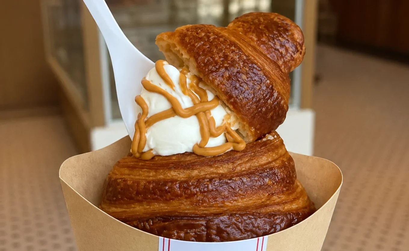 Después del croissant con Magnum apareció el croissant sundae — Gastronomía en Monterrey, Nuevo León