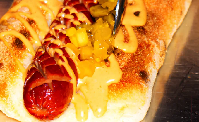 Restaurante de pizzas neoyorquinas cumple 4 años, para celebrar sacó un "Pizza Dog"