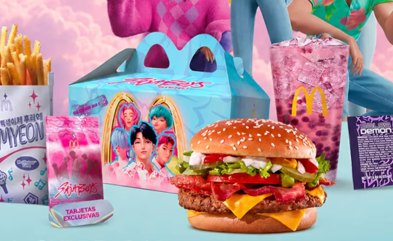 La comida temática se vuelve más interactiva, ahora McDonald's creó una batalla entre dos menús distintos: Saja Boys vs HUNTR/X