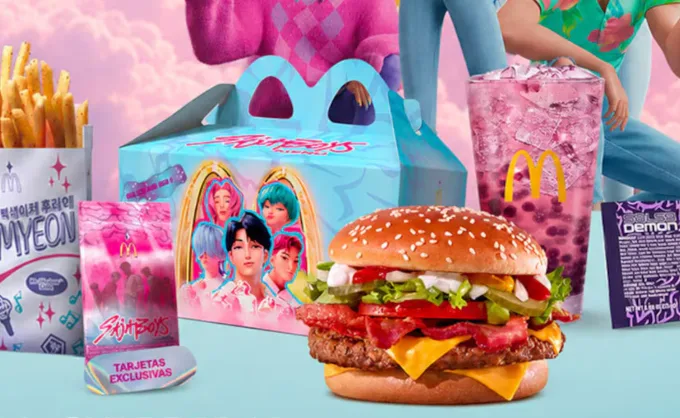 La comida temática se vuelve más interactiva, ahora McDonald's creó una batalla entre dos menús distintos: Saja Boys vs HUNTR/X