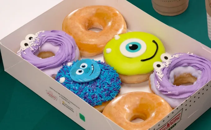 Ya lanzó Krispy Kreme su colección especial de octubre: donas de Monsters, Inc. — Gastronomía en Monterrey, Nuevo León