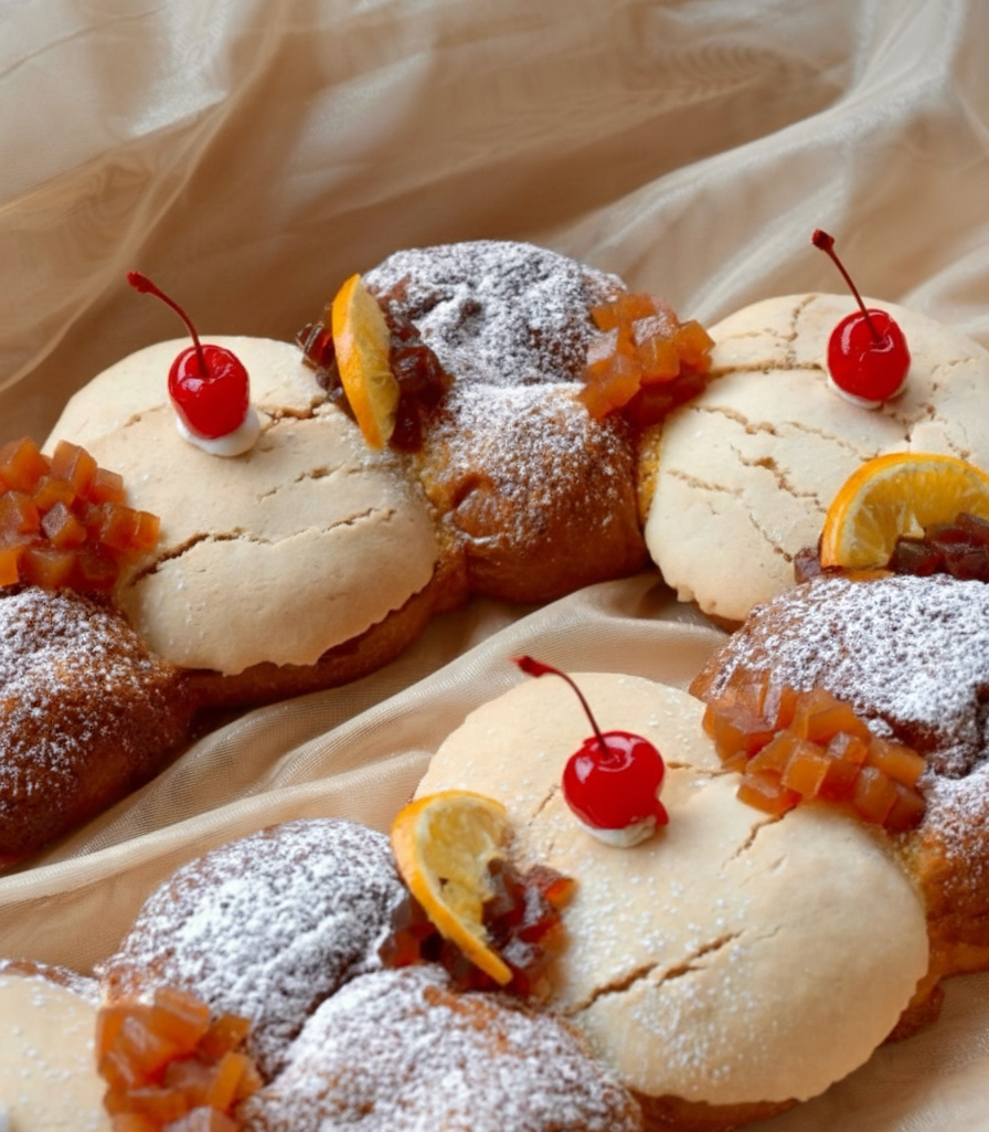 3 panaderías independientes que hornean Roscas de Reyes originales y creativas: combinadas, con Lotus, rellenas, con pistache y  hasta con cobertura de chocolate